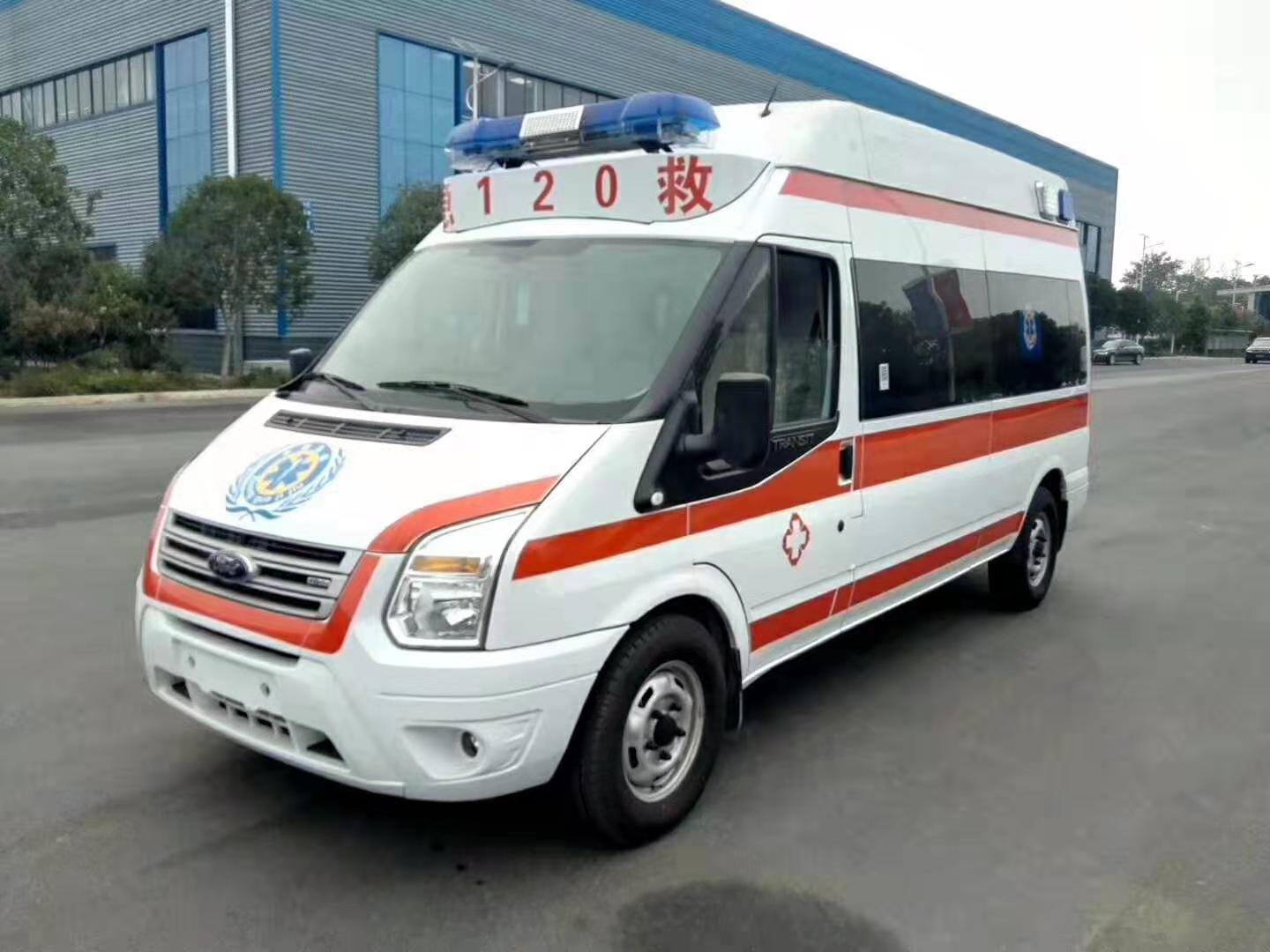 福特V348長軸中頂監(jiān)護型救護車