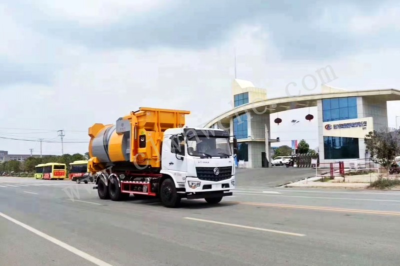 東風(fēng)18噸勾臂垃圾車價(jià)格 D3后八輪勾臂垃圾車報(bào)價(jià) 廠家 