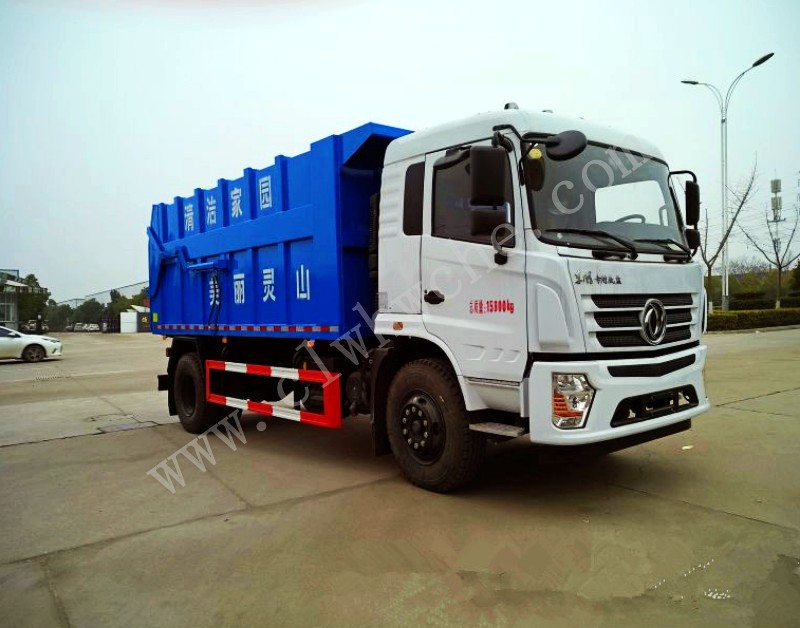 東風(fēng)D3壓縮式對(duì)接垃圾車 16方壓縮式對(duì)接垃圾車價(jià)格 廠家